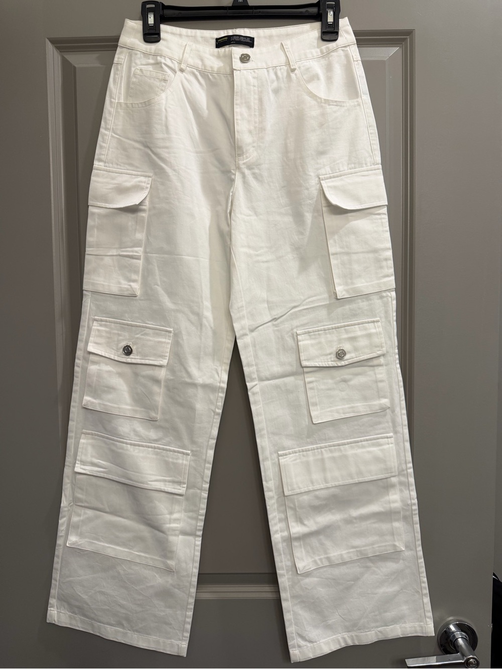 Finesse Women’s White Cargo Pant